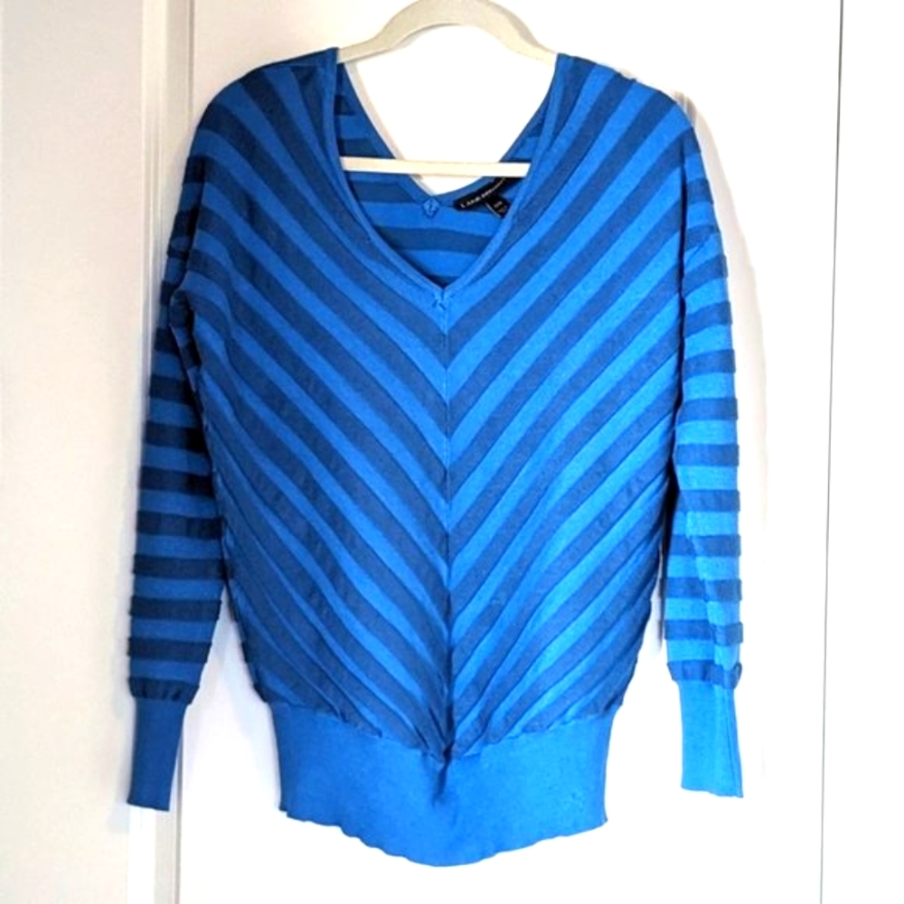 LANE BRYANT V Neck Turquoise blue Sweater 14/16 XL